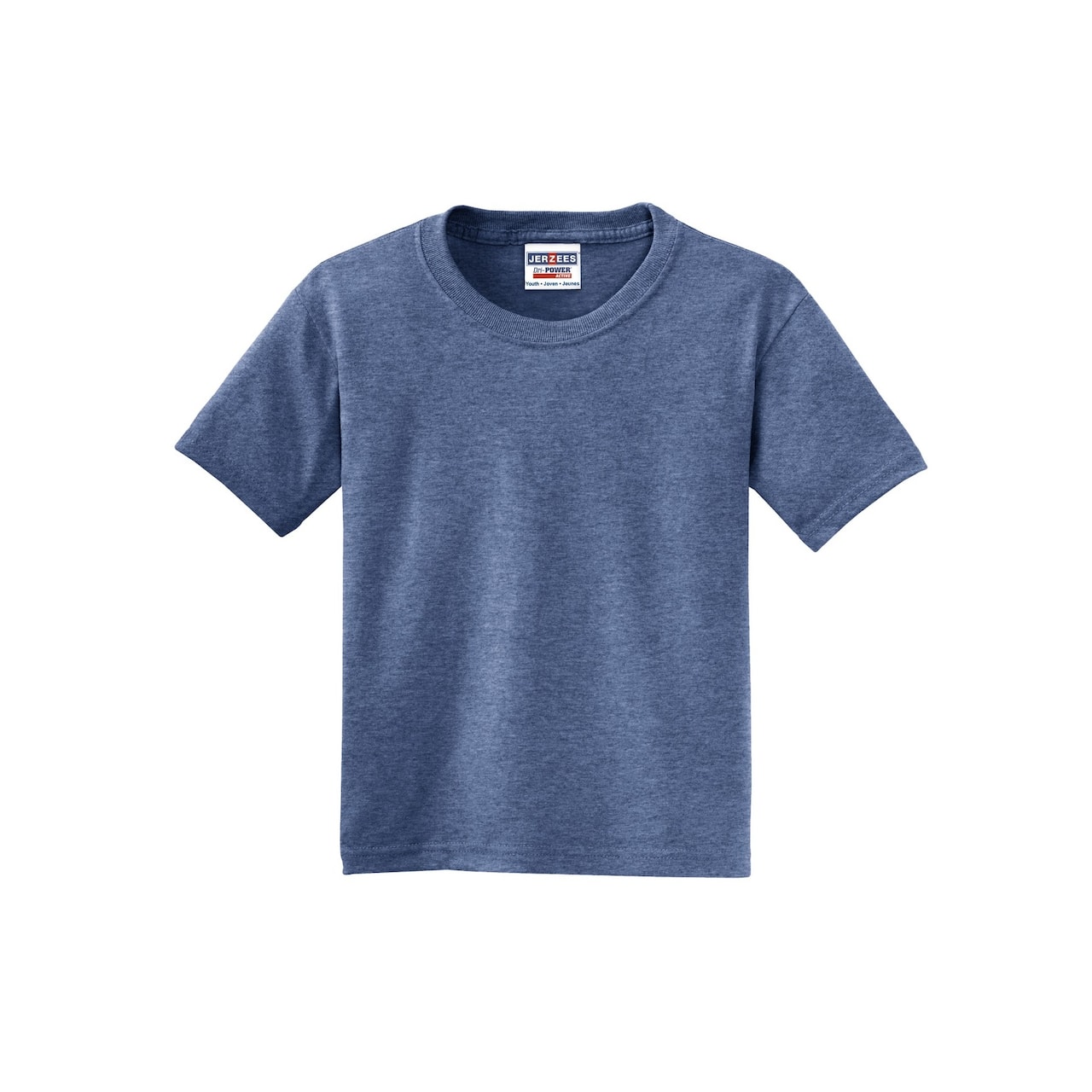 JERZEES® Dri-Power® Heathered Youth 50/50 Cotton/Poly T-Shirt